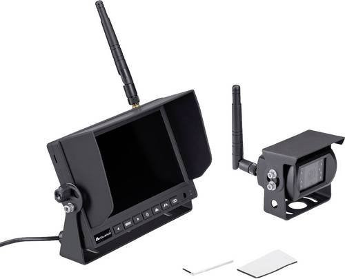 Midland Truck Guardian PRO Funk-Rückfahrvideosystem in Schwarz mit 4 Kamera-Eingängen, Abstandshilfslinien, IR-Zusatzlicht und integriertem Mikrofon - Bild 1