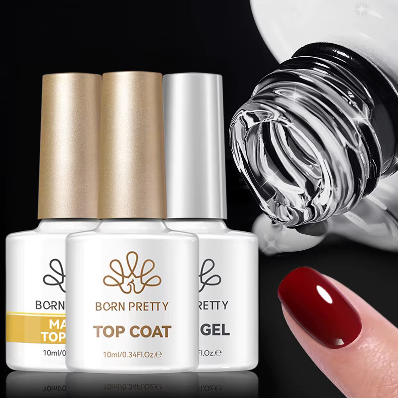 BORN PRETTY Matt Top Coat Base Gel Set, 10 ml - Bild 3