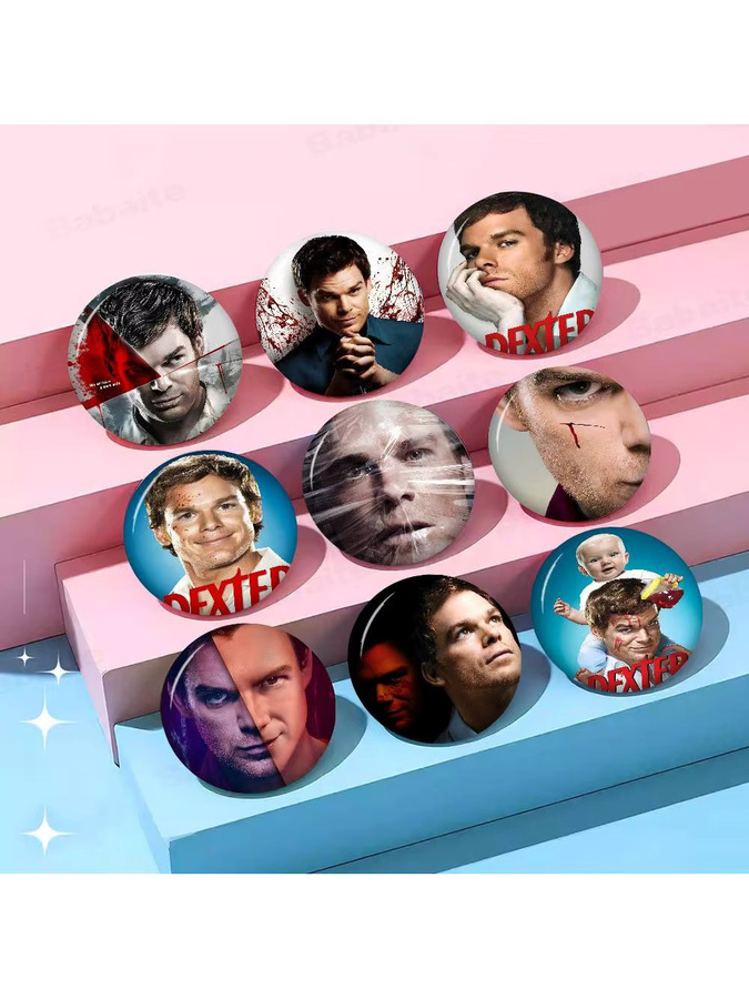 Anstecker Weißblech, Bunt, Unisex - Bild 6