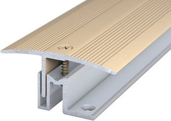 CARL PRINZ Übergangsprofil PS 400 XXL aus Aluminium, goldfarben, B/H: 49 x 20 mm, versenkt gelocht - Bild 1