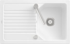 Villeroy & Boch Spüle Linara Aufsatzspüle aus Keramik in Fossil mit CeramicPlus Beschichtung - Bild 1