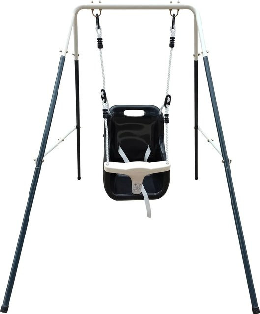 AXI Babyschaukel mit Sitz Anthrazit/Creme ab 9 Monaten - Bild 1