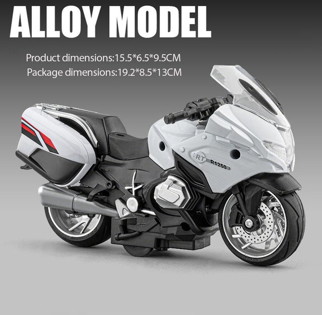 Linyi toy car R1250Rt Polizei Motorrad Modell, 1:14, mit Licht und Sound, ab 14 Jahren - Bild 1