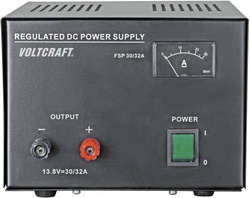 Voltcraft FSP-11330 Labornetzgerät in Schwarz mit 13.8 V/DC 30A 415W und 1 Ausgang - Bild 1