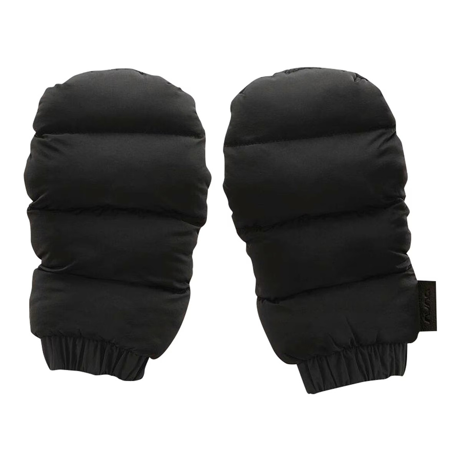 Nuna 2-tlg. Winter-Kinderwagen-Set aus Wolle mit Fußsack und Handschuhen in Schwarz - Bild 2