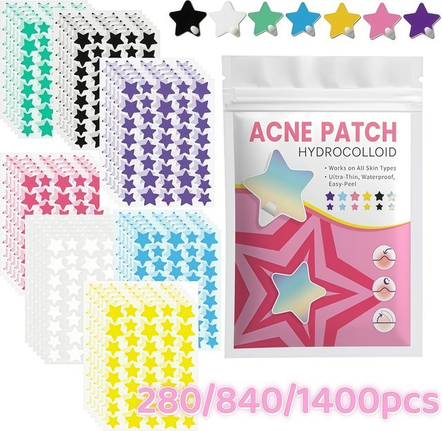 Bright Star Akne-Pflaster, Hydrokolloid, Gesicht - Bild 1