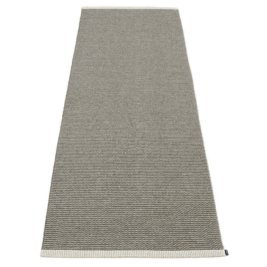 Pappelina Mono Teppich charcoal / warm grey B/T: 85 x 260 cm - Bild 1