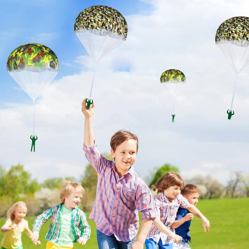 Fashnics Mini-Soldaten-Fallschirmspielzeuge für Kinder 3-6 Jahre - Bild 3
