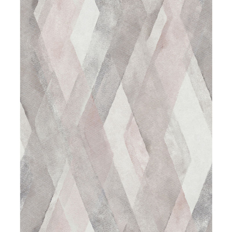 Marburg Vliestapete Shades mit geometrischem Rautenmuster in Rosa und Greige/Beige - Bild 3