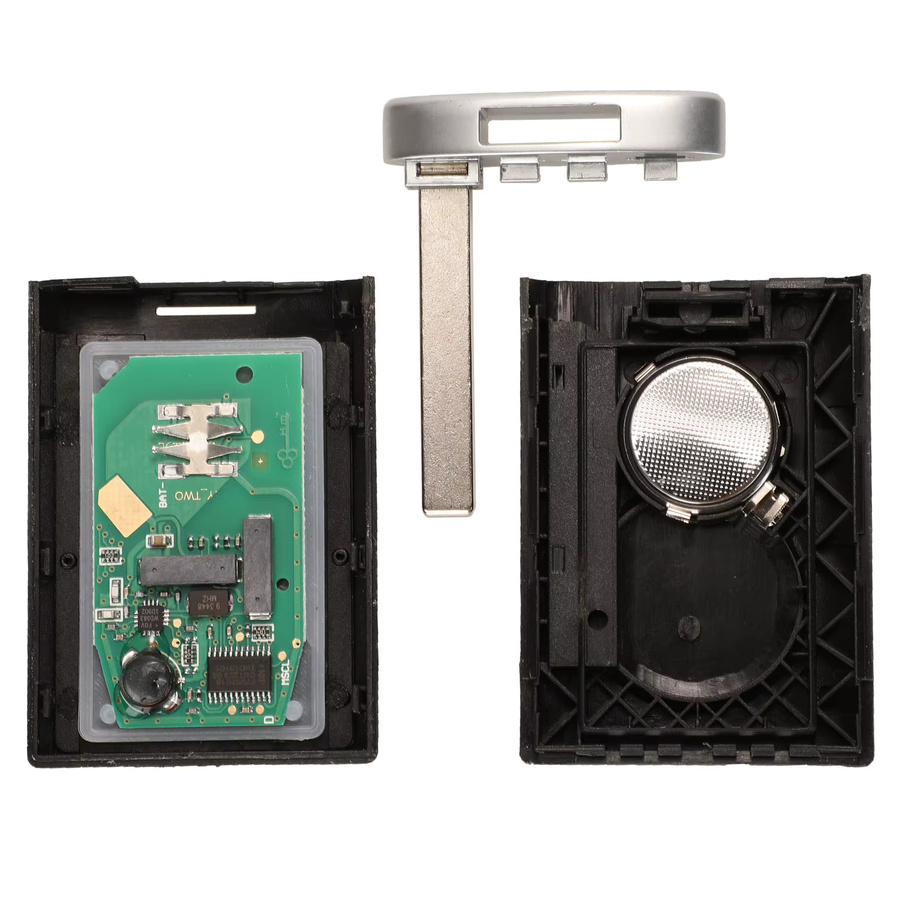 Jingyuqin Entry Fob Autoschlüssel für Cadillac SRX CTS CTS Coupe mit ID46 Chip, 315/433MHz, Schwarz - Bild 4