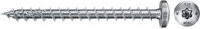 Fischer Spanplattenschraube Power-Fast II mit Torx-Antrieb, verzinkt, Farbe: Silber/Blau, Durchmesser: 6,0 mm, Länge: 60,0 mm - Bild 1
