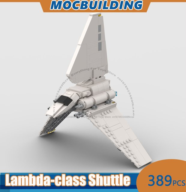 MOCBUILDING Midi Lambda-Klasse Shuttle Modell, Bausteine, 389 Teile - Bild 1