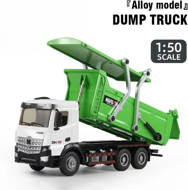 Huina Bergbau-Mischwagen Muldenkipper, Modell, 1:50, Druckguss - Bild 1