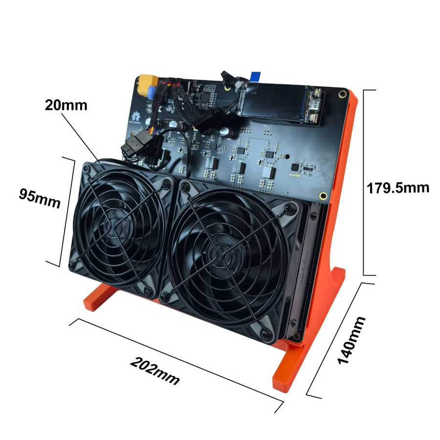 NerdOCTAxe Rev3.1 Bitcoin Miner 12TH/s mit BM1370 ASIC Chip SHA-256 BTC Solo Miner Open-Source Heim-Mining-Maschine - Bild 2