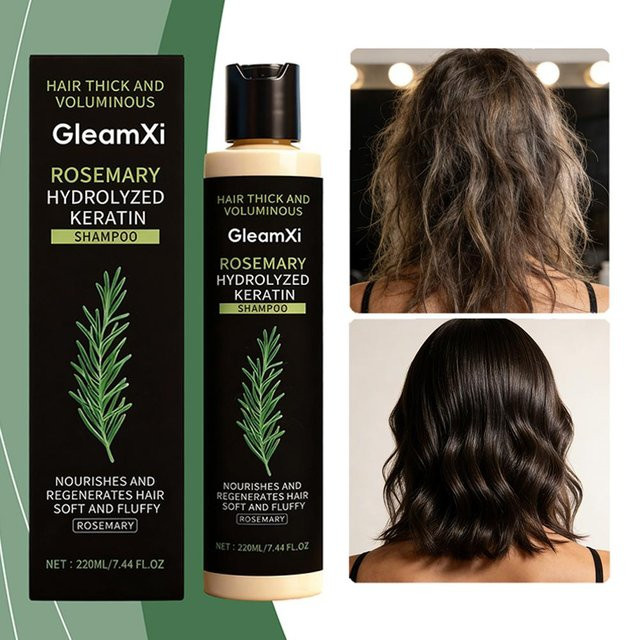 BIOAOUA Rosmarin Shampoo, Unisex, gegen Schuppen - Bild 1