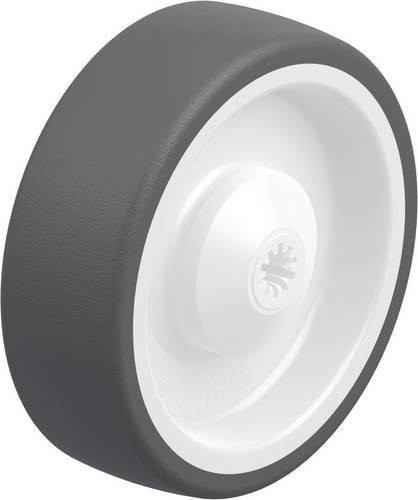 Blickle POTH 125/8KA Kunststoff-Rad in Grau und Weiß mit 125 mm Durchmesser und 350 kg Tragfähigkeit - Bild 1