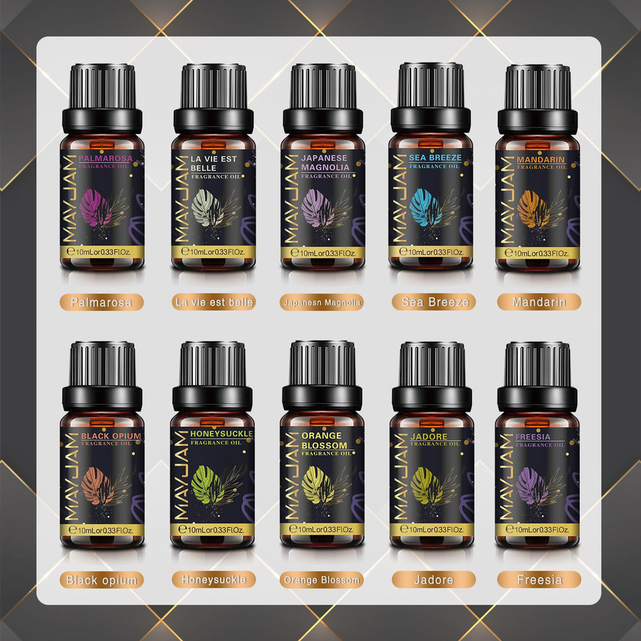 MAYJAM Ätherisches Öl Jadore für Aromatherapie und Hautpflege, 10 ml, bernsteinbraun - Bild 4