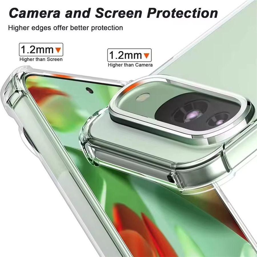 Ultra dünne transparente Handyhülle aus TPU für Google Pixel 10 9 Pro XL 8 7 Pro 9A 8A 7A 6A stoßfeste Schutzhülle - Bild 3