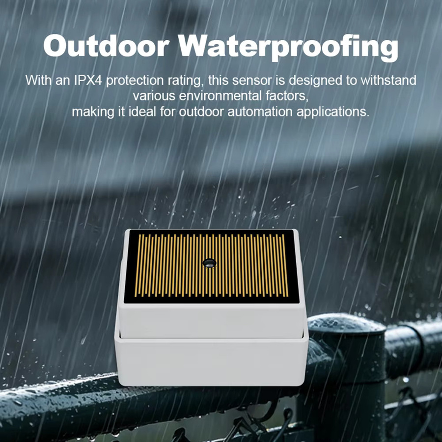 Tuya WLAN Smart-Regenerkennungssensor zur Wasserleckage- und Überschwemmungsdetektion, IPX4 wasserdicht, batteriebetrieben, Farbe: Weiß, Smart Life App-Steuerung - Bild 6