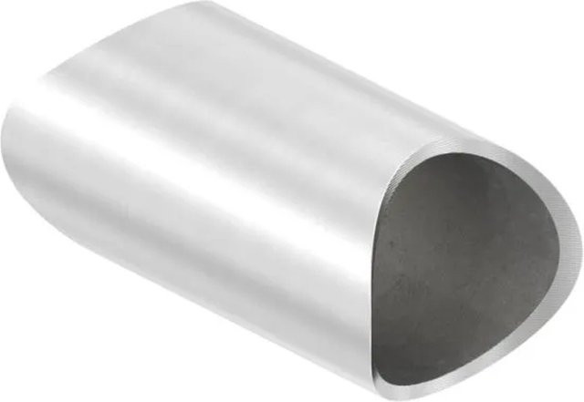 FeNau Rohrverbindungsstück für Rundrohr Ø 33,7 mm aus Edelstahl in Silber - Bild 1