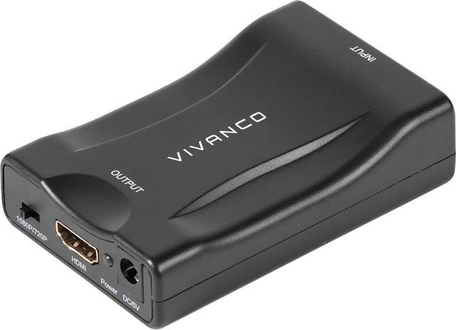 Vivanco HDMI Konverter inklusive Netzteil in Schwarz (47173) - Bild 1