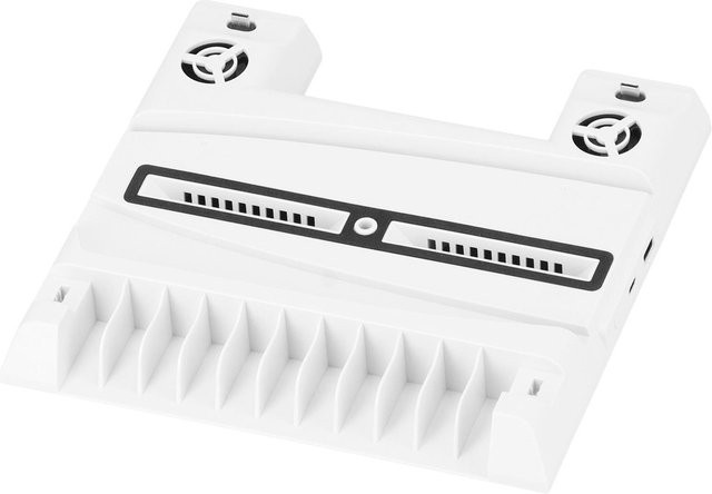 DIYelecs Multifunktionale Spielekonsolen-Kühlbasis für PS5 mit Disc-Aufbewahrungsständer und Gamecontroller-Halterung in White - Bild 1