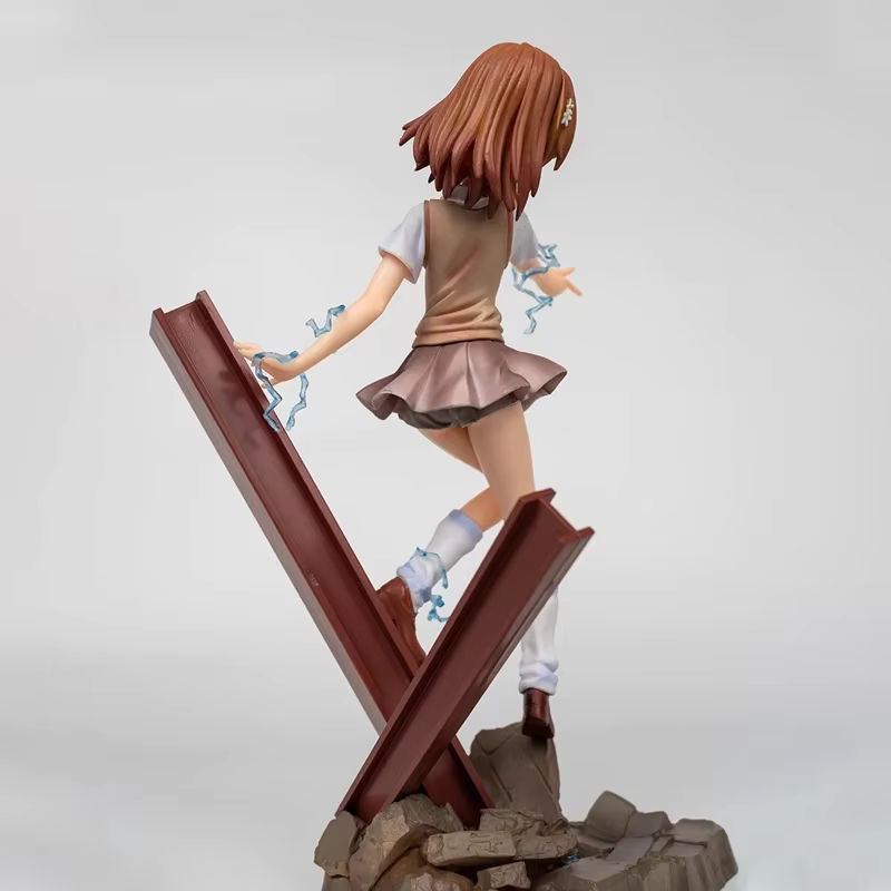 Mikoto Misaka Actionfigur aus ToAru Majutsu no Index von KONBORE, mehrfarbig, Höhe: 26 cm - Bild 4