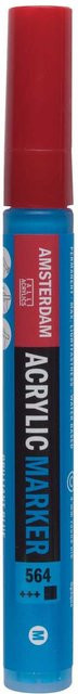 AMSTERDAM Acrylmarker in Brillantblau mit einer Strichbreite von 3-4mm - Bild 1