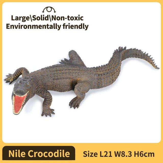 Yiran toy 1 Alligator Krokodil Figur, Plastikfigur, ab 1,5 Jahren - Bild 1