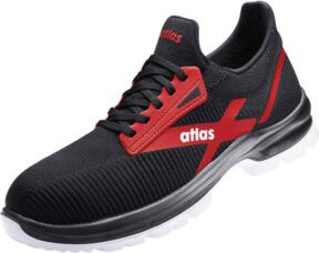 Atlas Halbschuh A 55 RED in Rot mit Aluminiumkappe und S1 Sicherheitsschuh Größe 39 - Bild 1