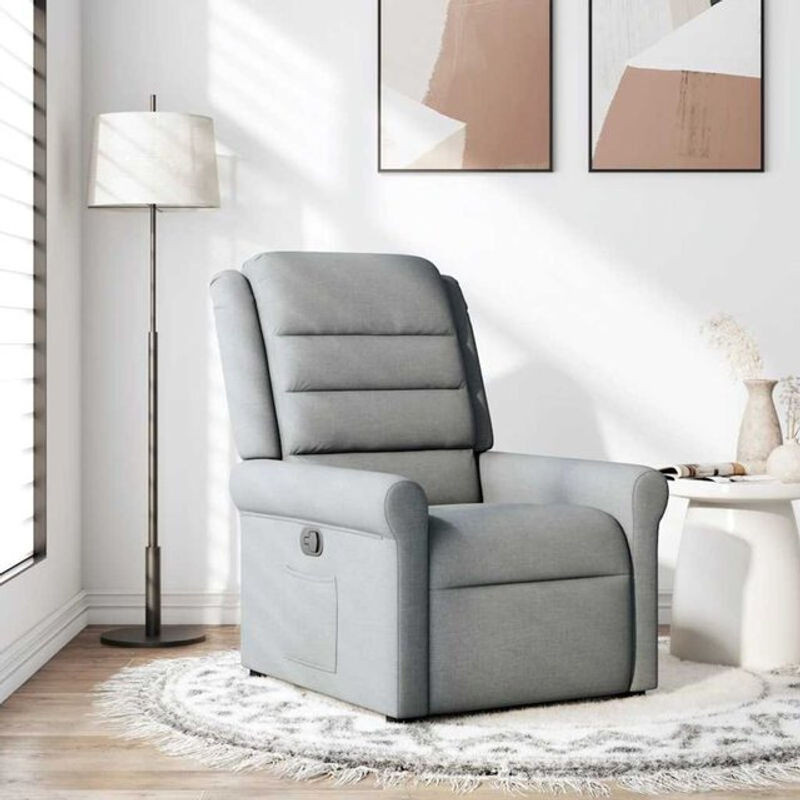Modern Relaxsessel von vidaxl in Grau aus Stoff und Polyester - Bild 1