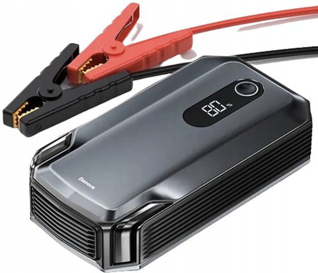 Baseus Super Energy Max C0120500 Auto Jump Starter in Grau mit 20000 mAh und USB-A sowie USB-C Anschlüssen - Bild 1