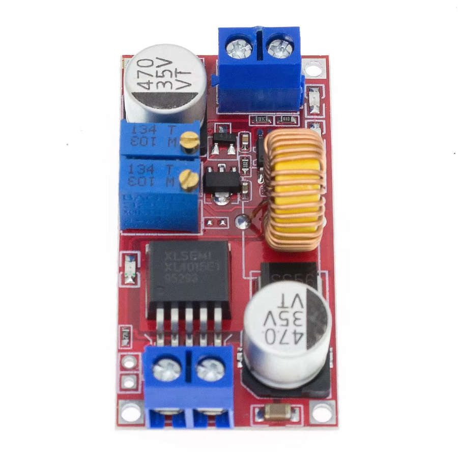 YANXD XL4015 5A DC-DC CC CV Step Down Modul Ladegerät für Lithium-Batterien und LED in Rot - Bild 3