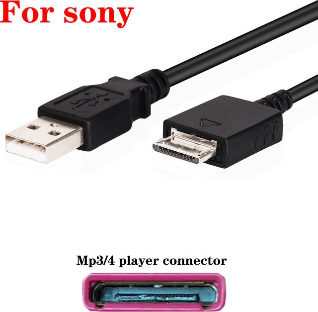 Sony Datenkabel für Walkman MP3 und MP4 Player NW-A45 A55 A35 A46 A25 ZX100 2 HN in Schwarz - Bild 1