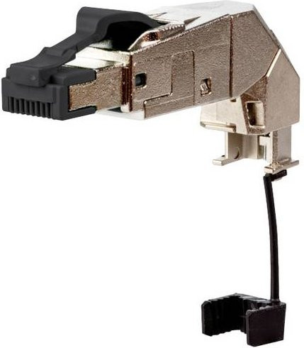 Metz Connect RJ45-Stecker Cat.6A Feldkonfektionierbar Schwarz 130E405042-E - Bild 1