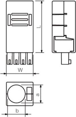 Weidmüller Leiterplattensteckverbinder BCZ 3.81 AH04 1005290000 Schwarz, 10 Stück - Bild 1