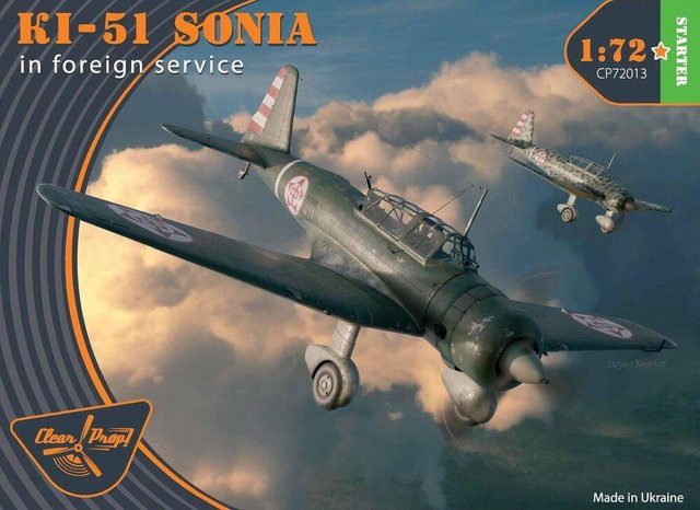 Clear Prop Ki-51 Sonia in foreign service, Fahrzeuge, 1:72, Grau - Bild 1