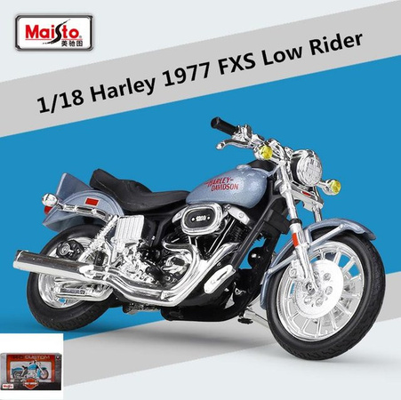 Maisto Harley-Davidson 1977 Fxs Low Rider, Motorradmodell, 1:18, Metall, ab 18 Jahren