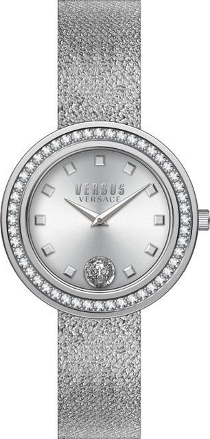 Versus Armbanduhr, Edelstahl, Quarz, 38 mm, Silber, Schwarz, Damen - Bild 1