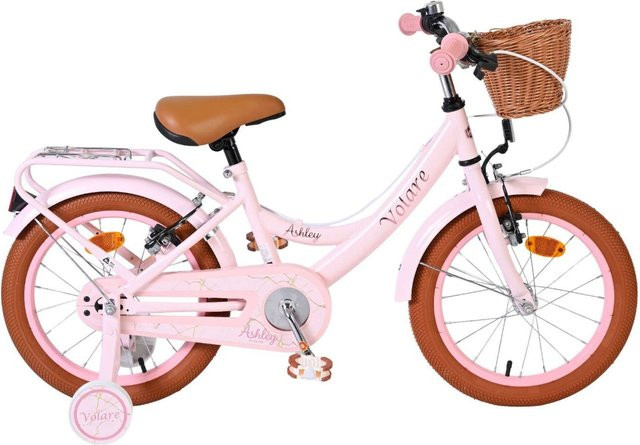 VOLARE Kinderfahrrad Ashley, 16 Zoll, ohne Rücktrittbremse, rosa - Bild 1