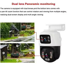 Devoccvo 8 MP 4K Dual Lens POE IP PTZ Kamera mit Dual Screen und 360 Grad Überwachung, Smart Home CCTV mit Menschenerkennung und ICsee App-Unterstützung - Bild 6
