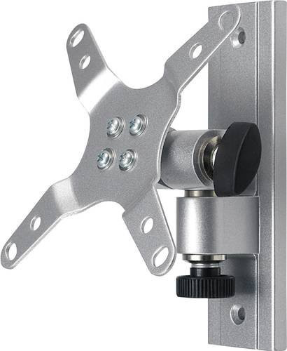 SpeaKa Professional SP-6444404 Monitor-Wandhalterung Silber, 1fach, neigbar und schwenkbar, für 33,0 cm bis 76,2 cm (13 bis 30 Zoll) mit VESA 75x75 mm - Bild 1