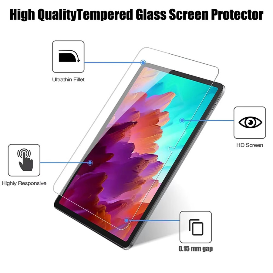 2er-Set gehärtete Glas Displayschutzfolie für Lenovo Xiaoxin Pad Pro 12,7 und Lenovo Pad 11 Zoll in Transparent HD klar - Bild 5