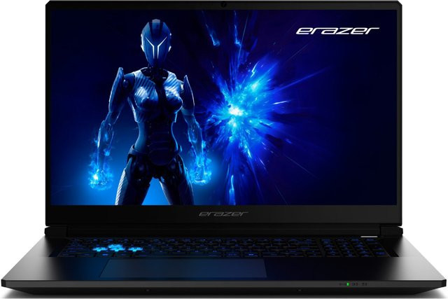 ERAZER Defender 17 P1 Gaming Notebook in Schwarz mit 17,3 Zoll Full HD Display, 32 GB RAM, 2000 GB SSD, Windows 11 und nVidia GeForce RTX 5060 - Bild 1