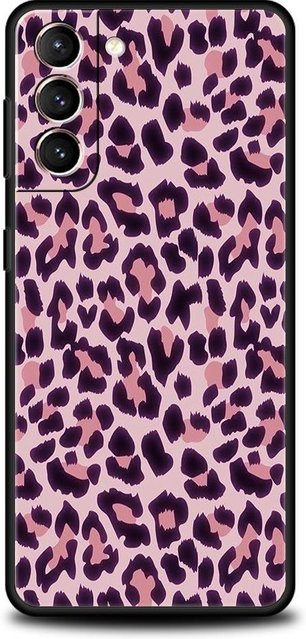Handyhülle mit Leoparden-Geparden-Muster aus weichem Silikon für Samsung Galaxy S24 S23 S22 S21 FE S20 Ultra S10 S9 Plus S10E S8 in Schwarz oder Pink - Bild 1
