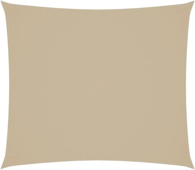 Furnicato Sonnensegel aus PU-beschichtetem Oxford-Gewebe, rechteckig, Beige, Breite: 250 cm, Länge: 250 cm - Bild 1