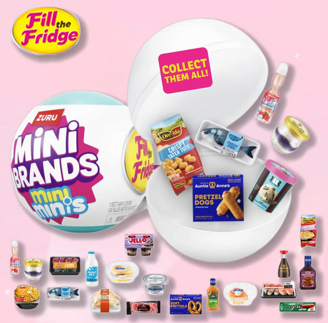 Zuru Mini Brands Füll den Kühlschrank, Blindbox, Überraschungsspielzeug - Bild 1