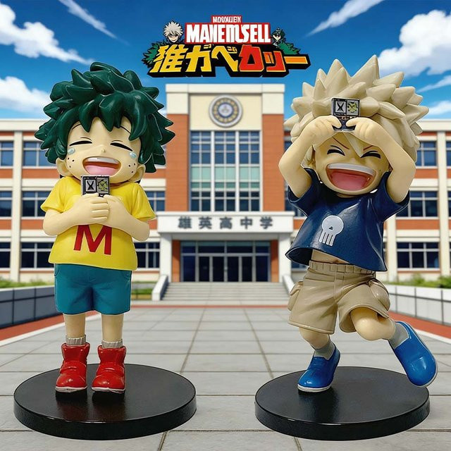 Bandai My Hero Academia Izuku Midoriya / Katsuki Bakugo Figur Modell, Einzelfigur - Bild 1