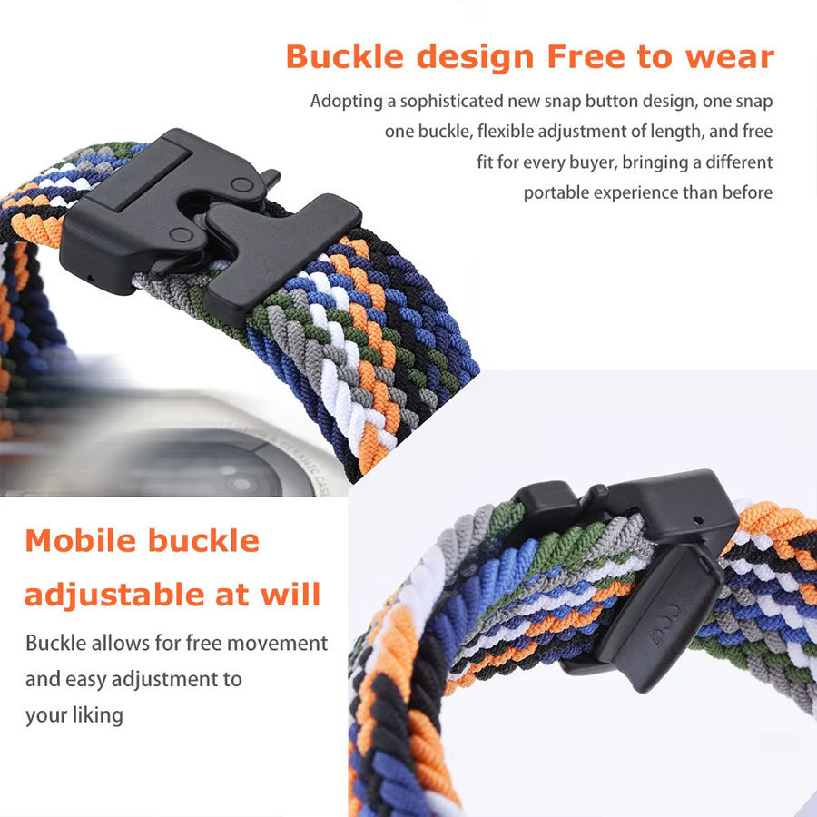 Xiaomi Uhrenarmband Nylon, 20mm 22mm, Multicolor - Bild 4
