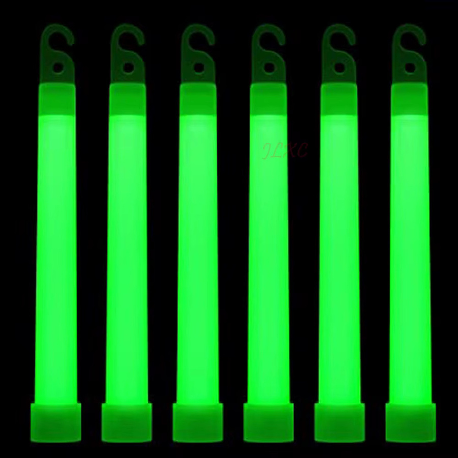 YTYIN Leuchtstäbe Set 10 Stück, bunt und grün, chemisch fluoreszierend für Party, Camping und Notfall, Länge: 15,24 cm - Bild 4